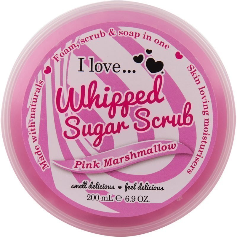 I love Pink Marshmallow Whipped Sugar Scrub 200ml